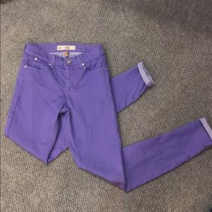 Topshop colored skinny jean